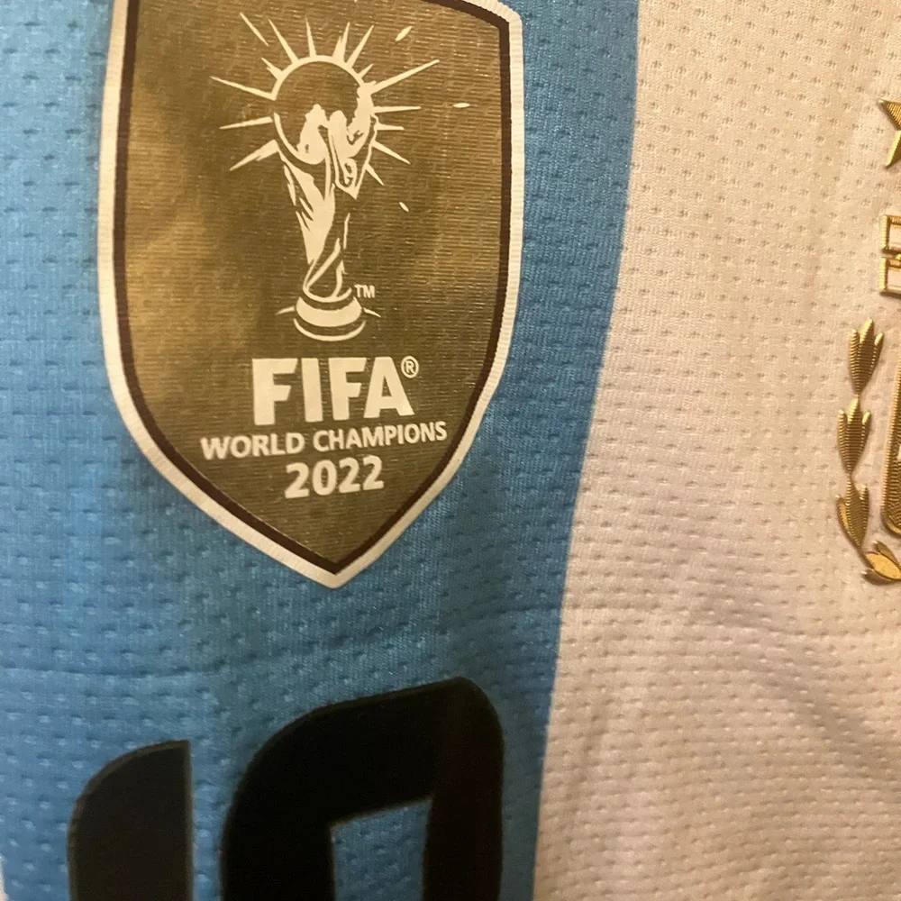 Lionel Messi fifa world champions edition soccer futbol jersey athletic shirt xL - Picture 11 of 16
